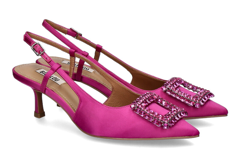 Bibi Lou sling pumps CHOCO FUCSIA
