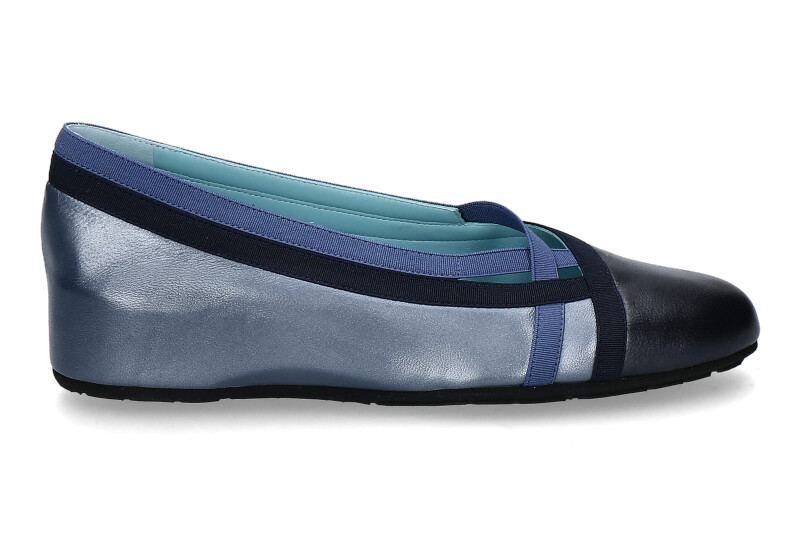 Thierry Rabotin wedge ballerina ALENA TAFFETTAS- blau