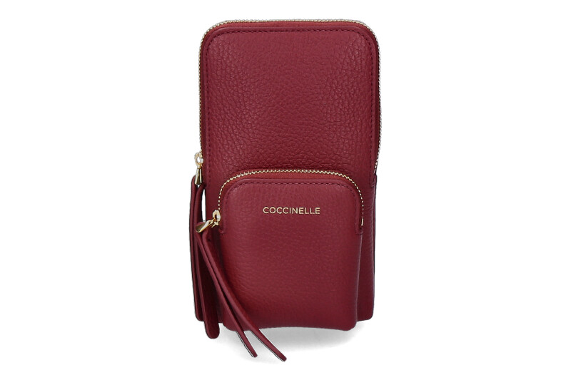 Coccinelle mobile phone bag PIXIE -weinrot