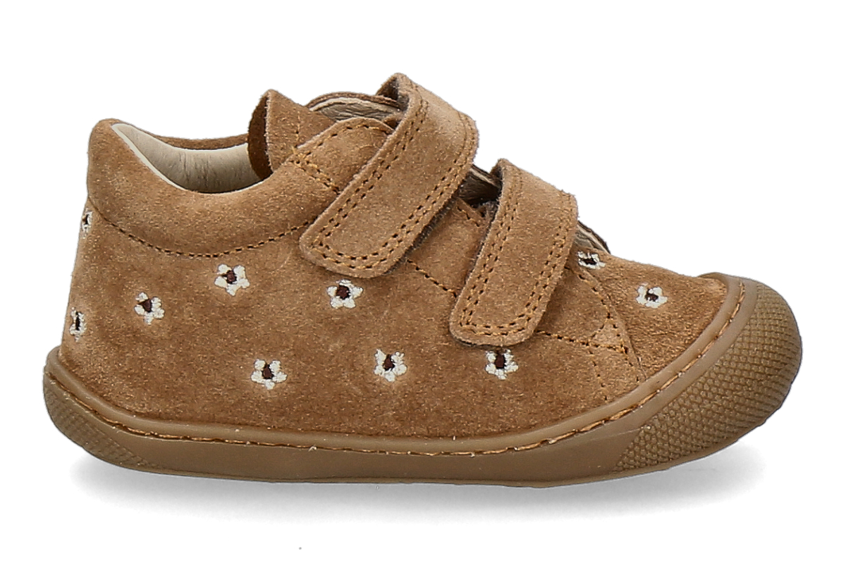 Naturino Mädchen- Lauflernschuh COCOON SUEDE- mittelbraun