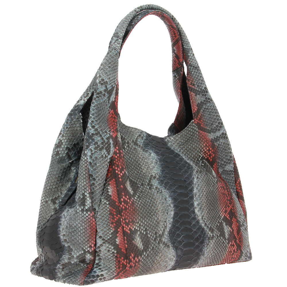  Genuine Python Snakeskin Tote Top Handle Leather Women