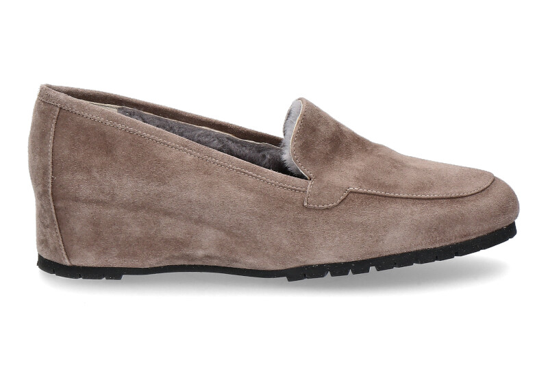 Thierry Rabotin slipper lined ACHEN SEPIA BROWN