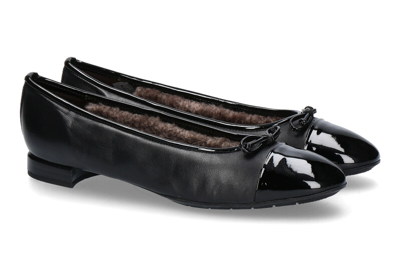 Brunate ballerina lined PIA SOFTLACK NAPPA NERO