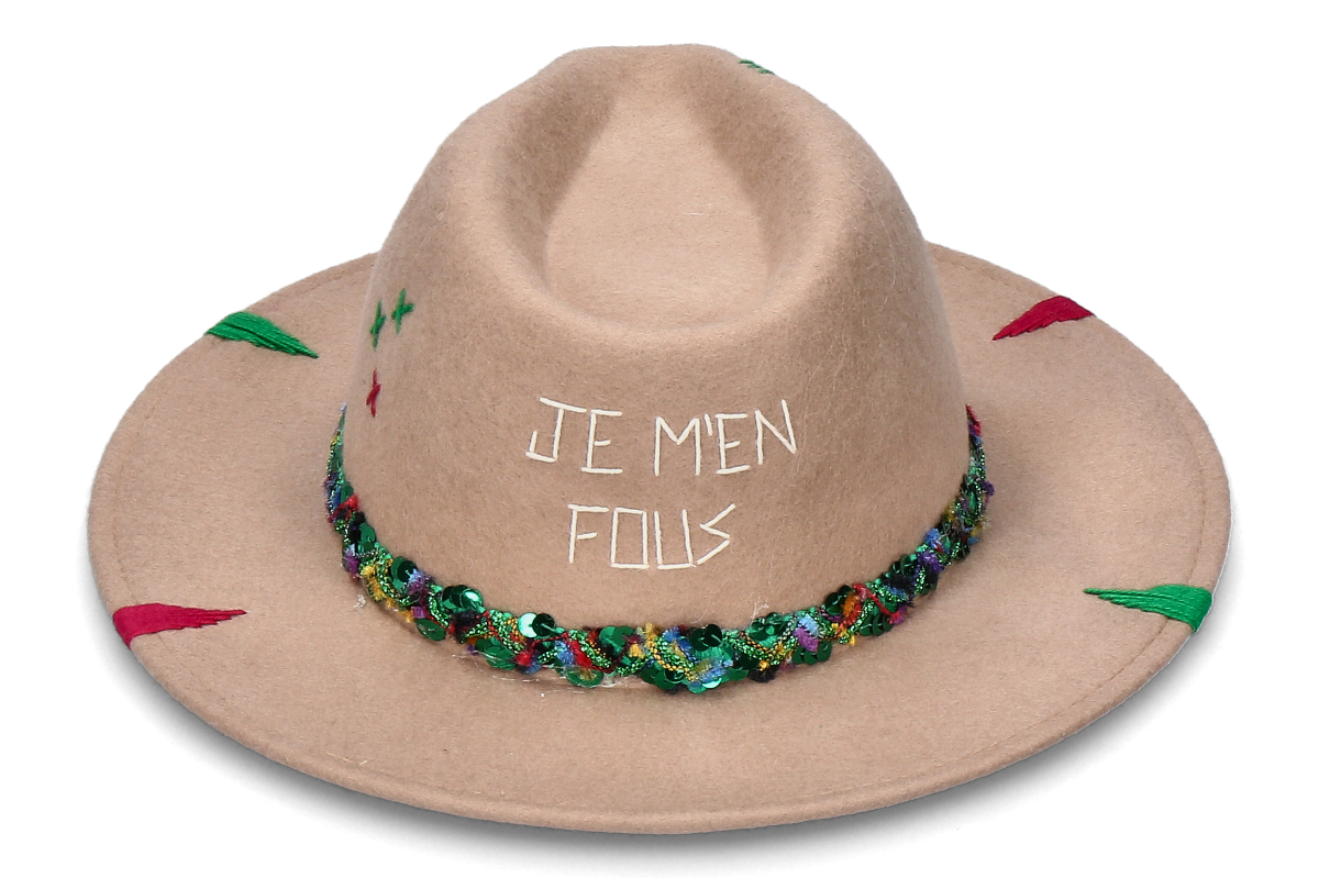 The Hat Gang straw hat MADAGASCAR- marrone/ dark brown