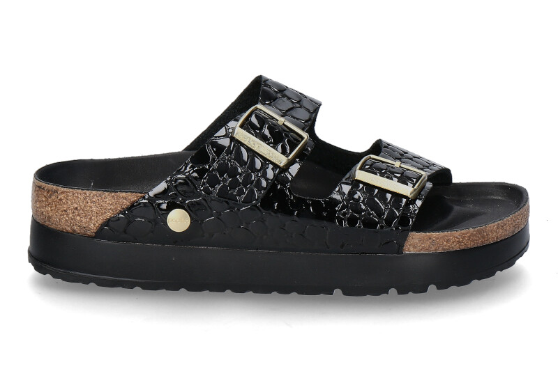 Papillio by Birkenstock Slip-on ARIZONA PAP FLEX PLATFORM LACKLED- black