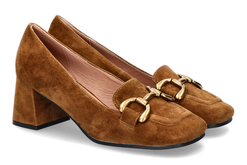 Bibi Lou loafer VALENCIA CUERO- mittelbraun