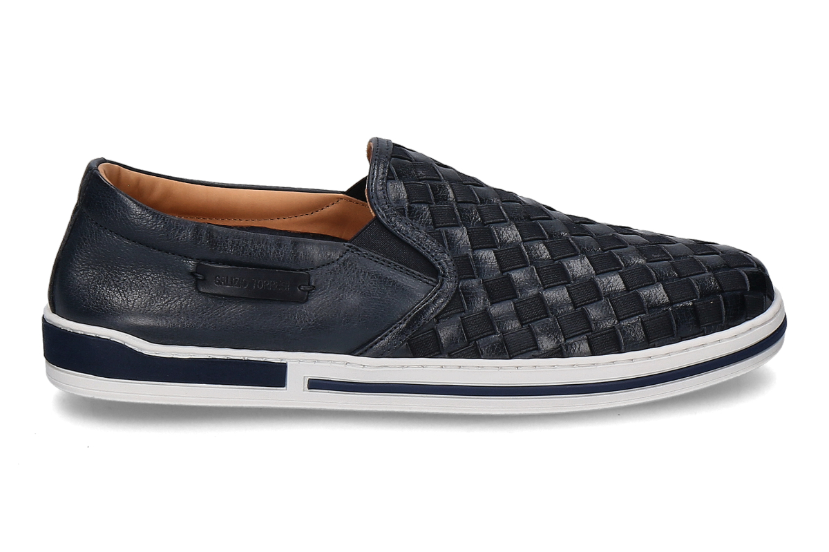 Galizio Torresi Slipper BUFALO ELASTICO- blue