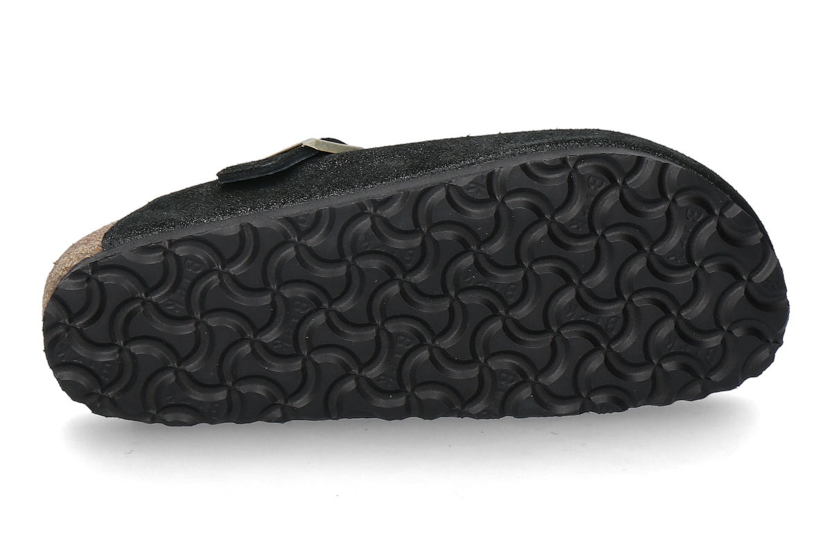 Birkenstock Pantolette gefüttert BOSTON II SCHMAL SHEARLING - black suede_276000005_5