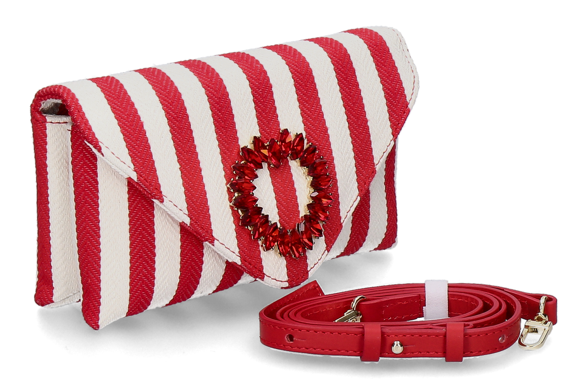 Roberto Festa Shoulder Bag HEART SUMMER- red/ white