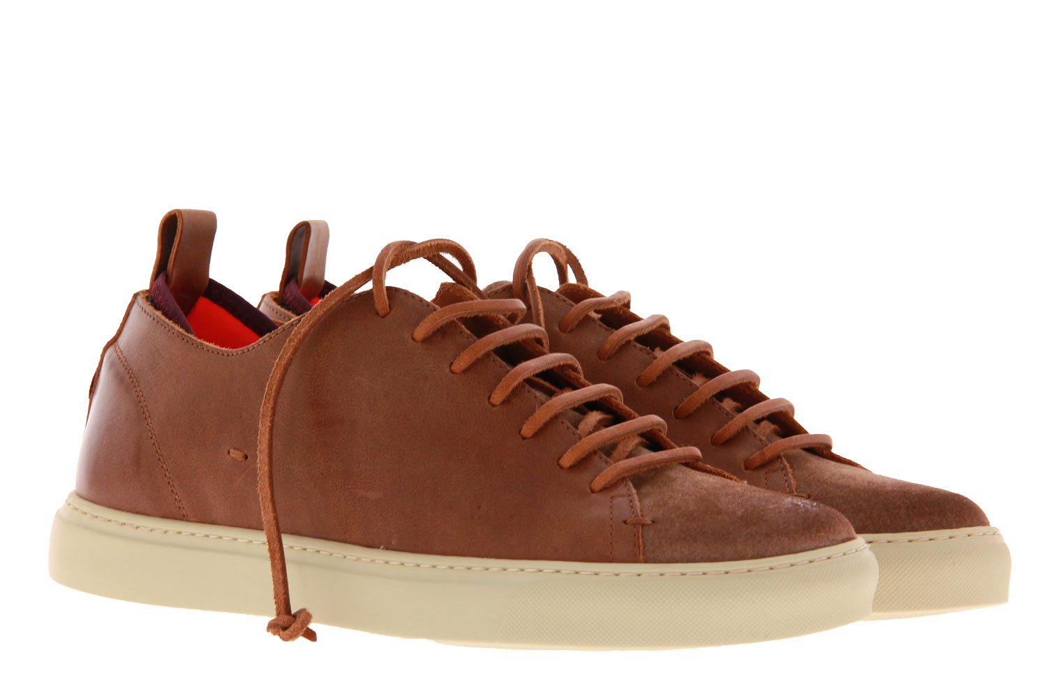 Levius sneaker RIVA MISTA CAMOSCIO MARRONE TABACCO