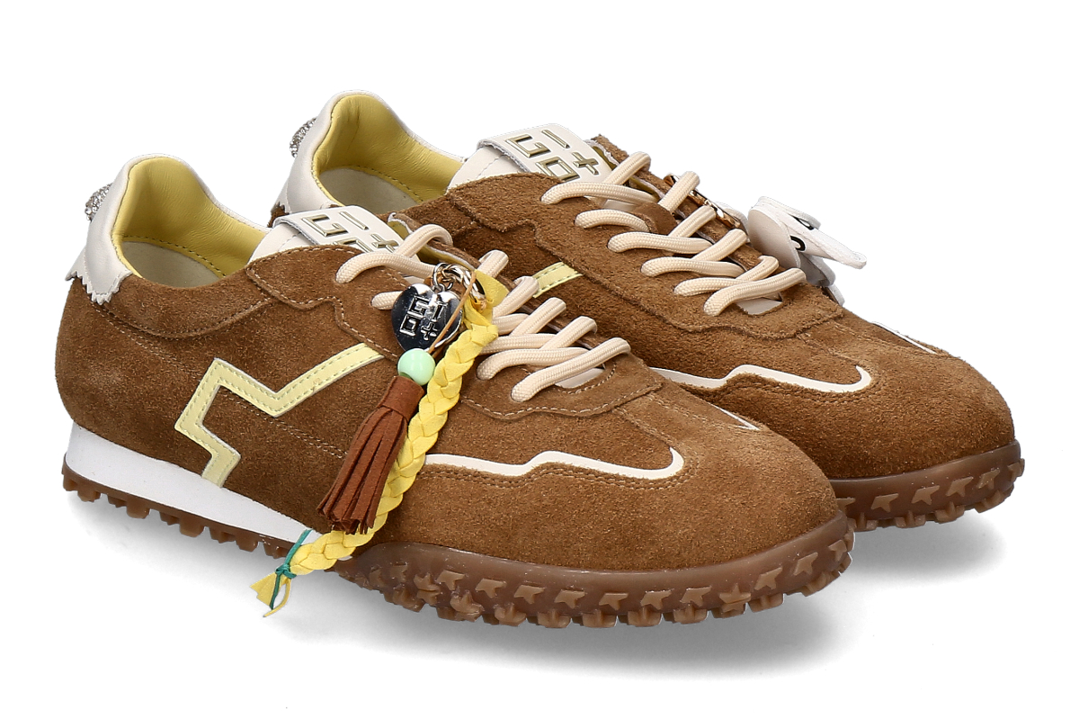 Gio+ women's- sneaker CIELO07 COMBI- brown
