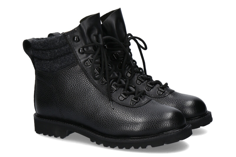Ludwig Reiter lace-up ankle boots lined GEBRIGSJÄGER COUNTRY BLACK