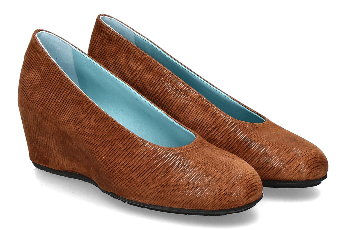 Thierry Rabotin wedge pumps DACIO SOBEK- brown