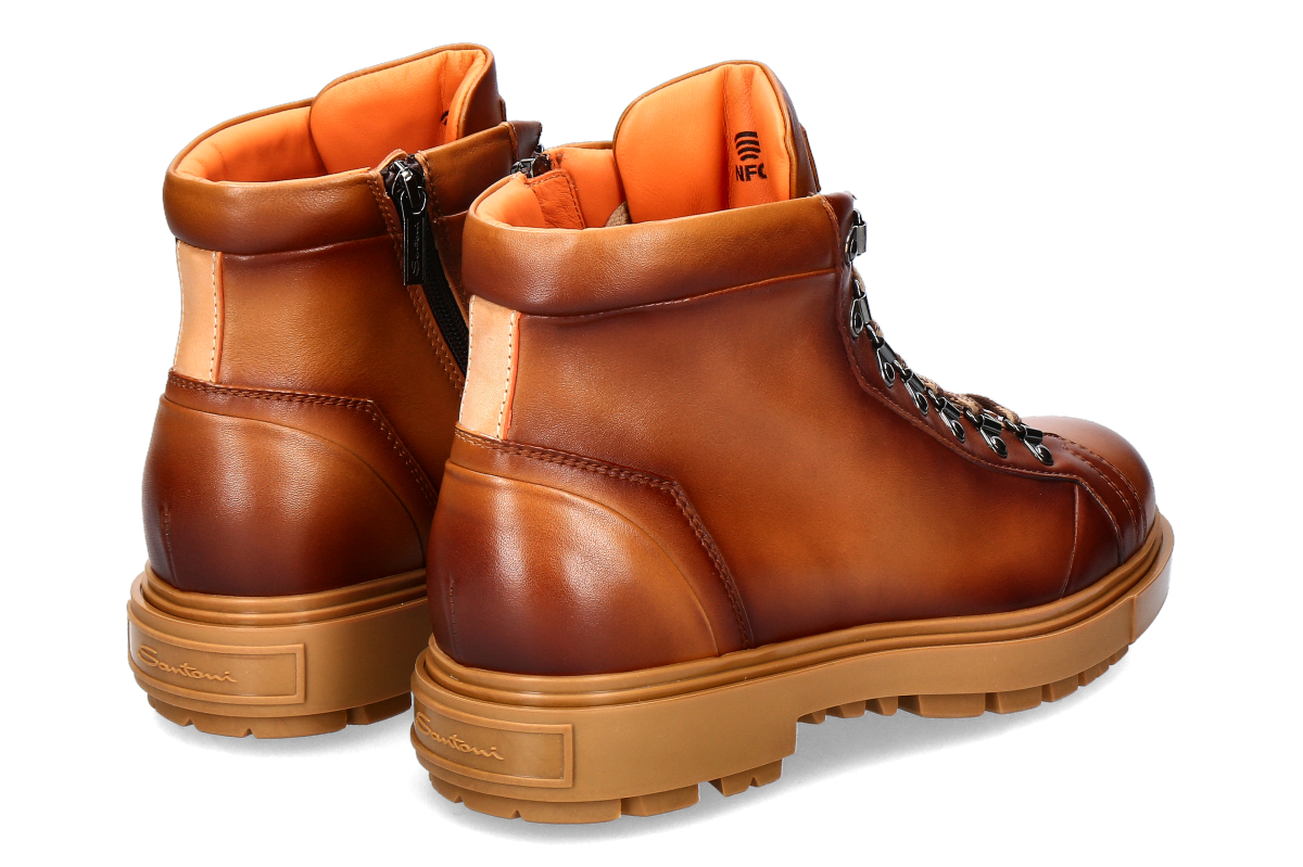 Santoni Herren Schnür-Boots FARAH light brown_152300035_2
