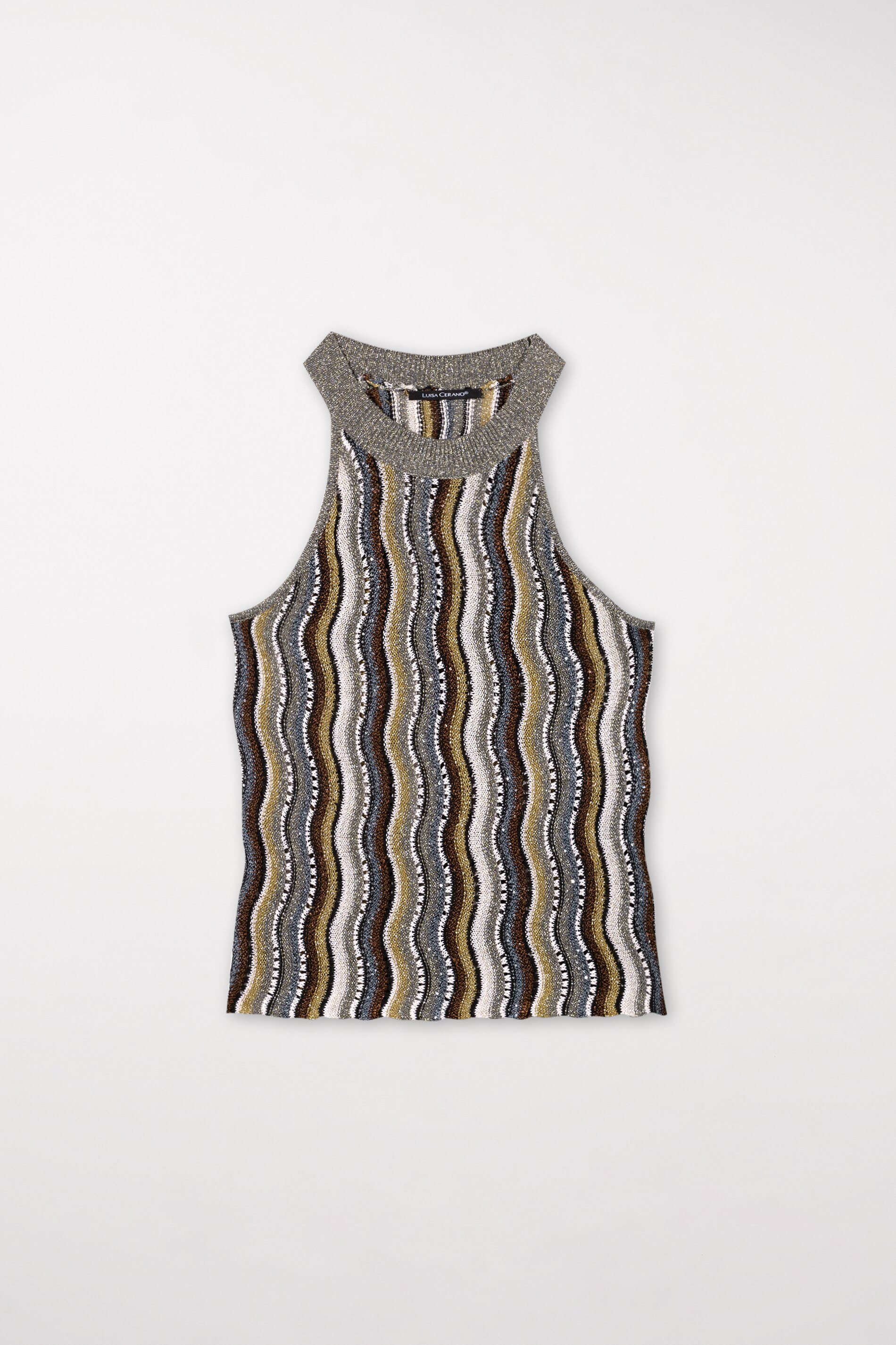 Luisa Cerano Stricktop FANCY STRIP - multi/mehrfarbig 