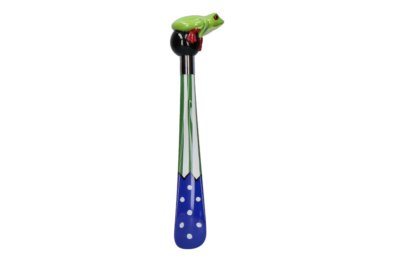 Walking Sticks shoehorn GREEN FROG