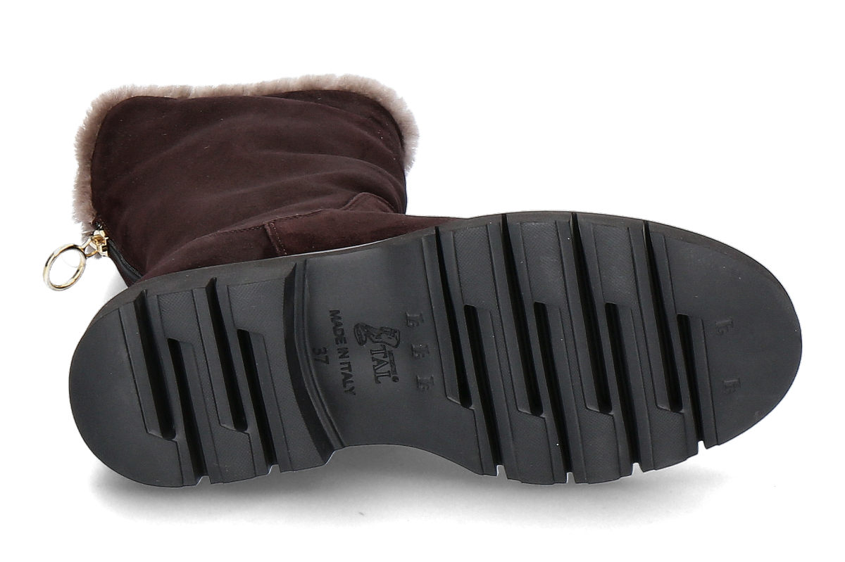 Luca Grossi Stiefelette gefüttert L648T CAMOSCIO- moro_255900075_5