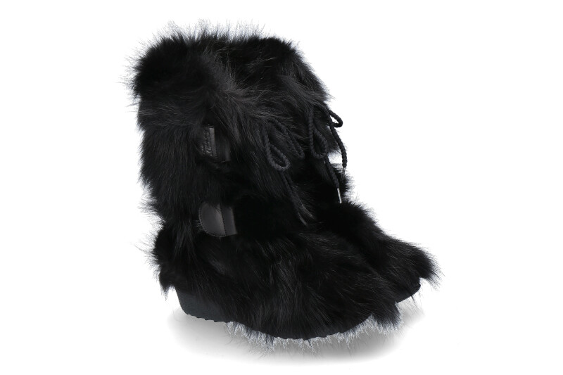 Oscar Sport fur boots GILDA NERO