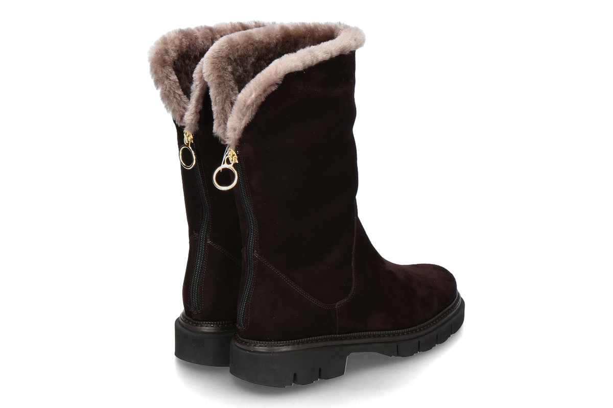 Luca Grossi Stiefelette gefüttert L648T CAMOSCIO- moro_255900075_2