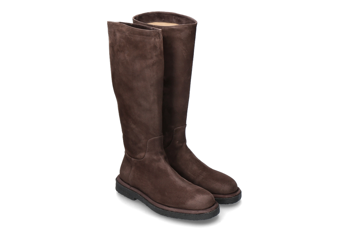 Pomme d'Or boots CAROLEE REVERSE- dark brown/ coffee