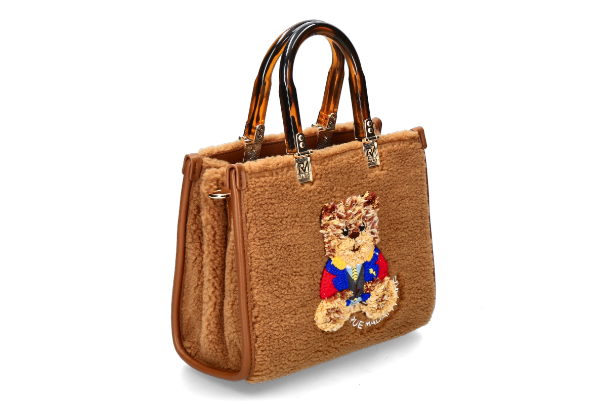Rue Madam shoulder bag- MARVIN MINI TOTE WINTER- cookie/brown