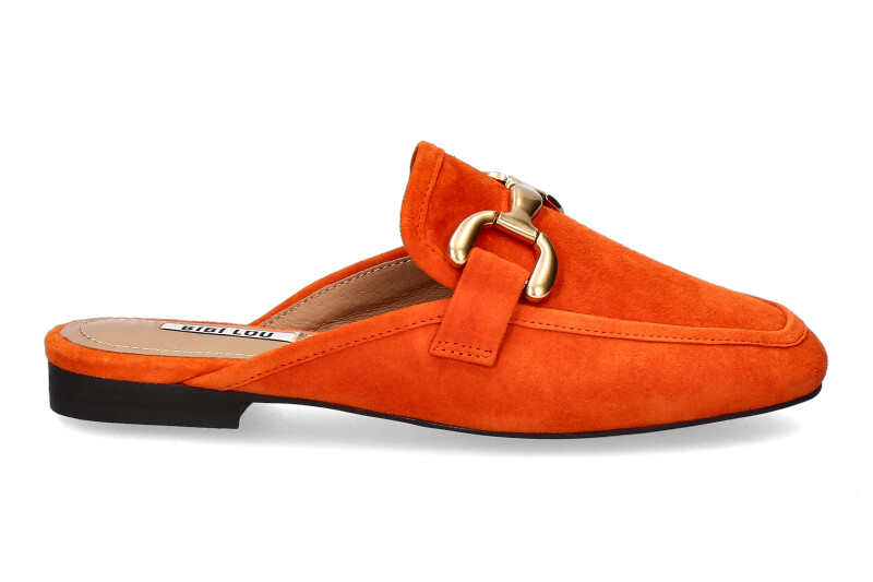 Bibi Lou sabot MOLLY VELOUR NARANJA