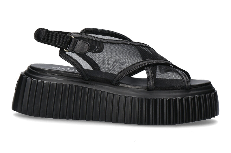 AGL Attilio Giusti Leombruni sandals LEYLA CROSS NERO