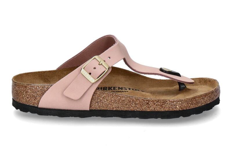 Birkenstock sandals GIZEH NORMAL NUBUK- soft pink