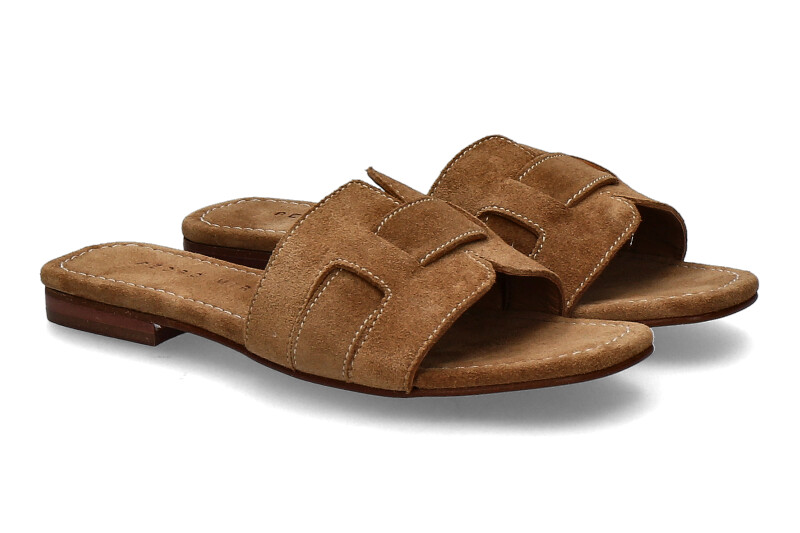 Pedro Miralles mules BABY SILK CUOIO
