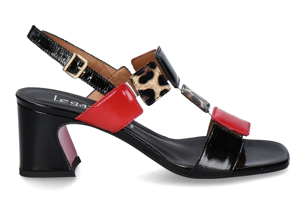Legazzelle sandal LUX NERO- multicolor