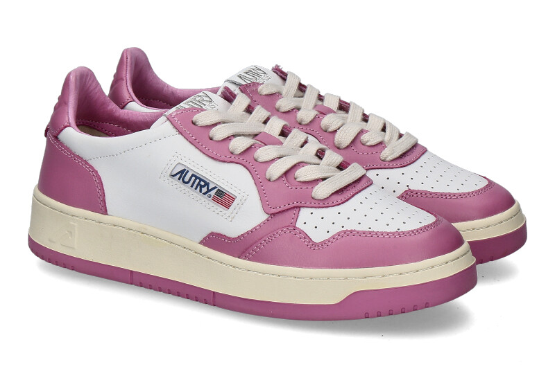 Autry Damen- Sneaker MEDALIST WB29 WHT/MAUVE- pink
