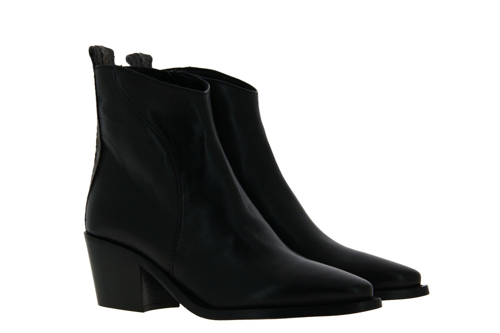 Donna Carolina ankle boots TEXAS NERO DIAMANTE ROCCIA SUOLA