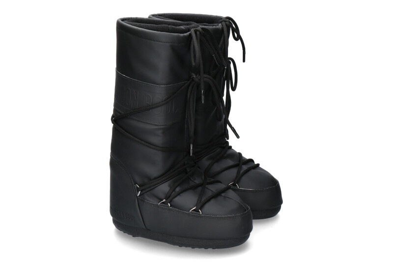Moon Boot boots ICON RUBBER BLACK
