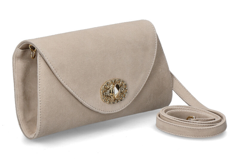 dirndl + bua shoulder bag HELGA ZIEGENVELOURS- beige