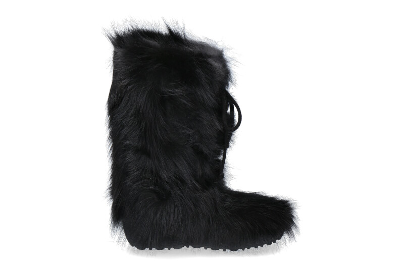 Oscar Sport men's fur boots BAFFY VOLPE BLACK