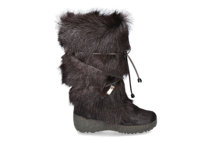 Oscar Sport fur boots GIADA- moro/ dunkelbraun