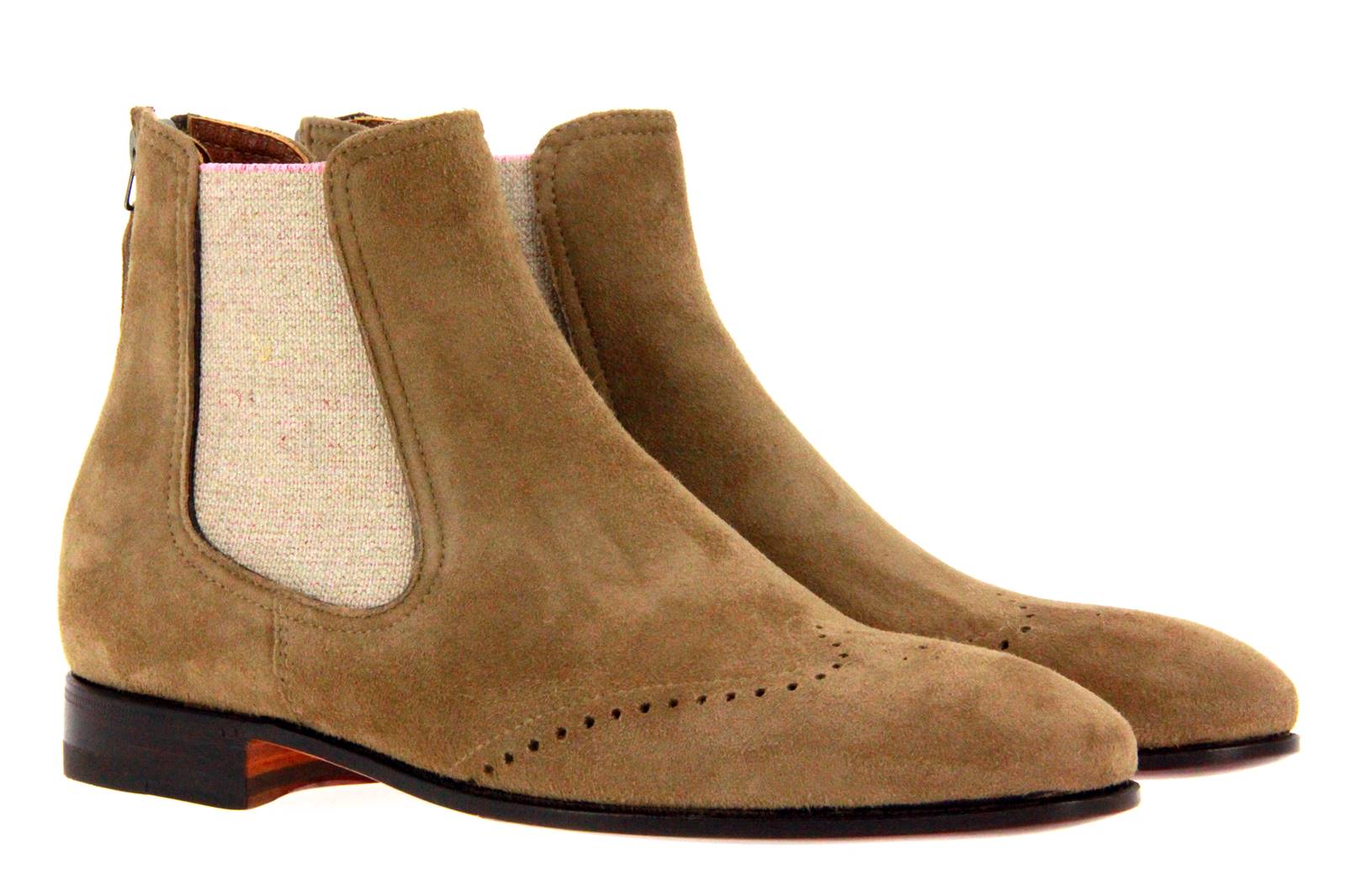 Benson´s Chelsea boot VELOUR TABAC