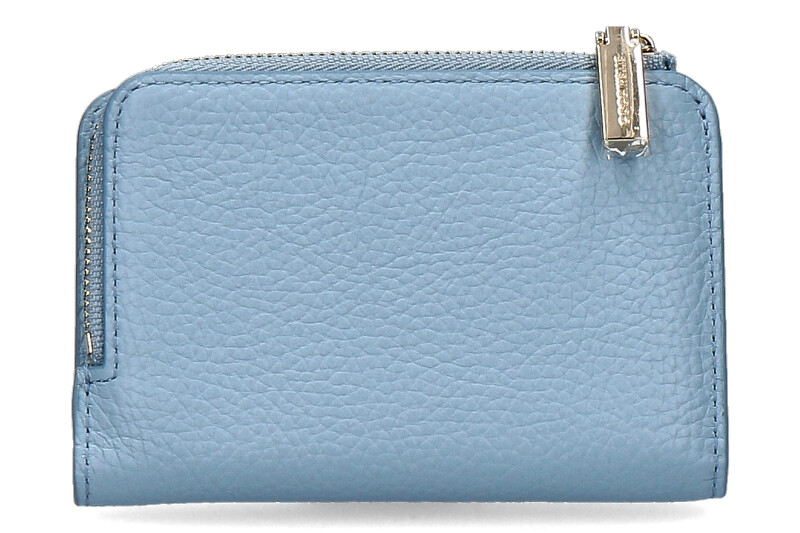 Coccinelle wallet LEATHER METALLIC SOFT AQUARELLE BLUE Coccinelle wallet LEATHER METALLIC SOFT AQUARELLE BLUE
