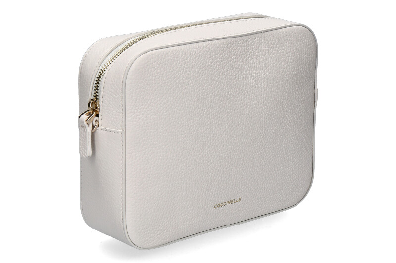 Coccinelle shoulder bag GRAIN LEATHER METALLIC SOFT COCONUT MILK Coccinelle shoulder bag GRAIN LEATHER METALLIC SOFT COCONUT MILK