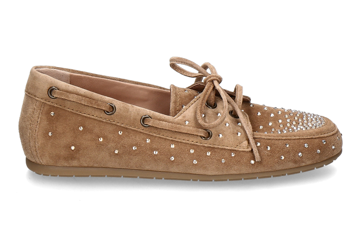 Kennel & Schmenger Mokassin DROP STRASS- golden brown/ beige