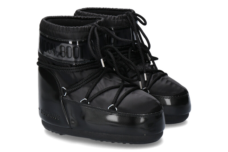 Black Icon snow boots, Moon Boot