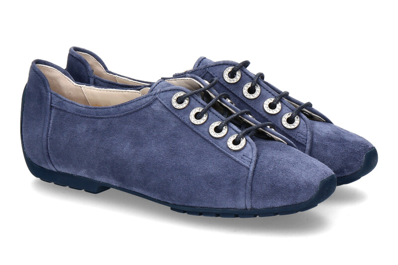 Mania sneaker CAMOSCIO LIRIO- blue/denim blue