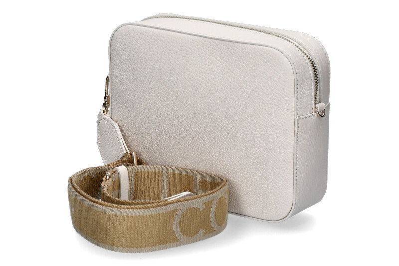 Coccinelle shoulder bag GRAIN LEATHER METALLIC SOFT COCONUT MILK Coccinelle shoulder bag GRAIN LEATHER METALLIC SOFT COCONUT MILK