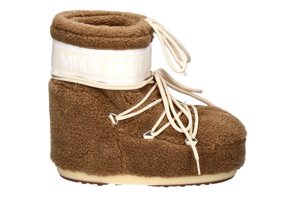 Moon Boot Bootie ICON LOW FLEECE - camel/braun