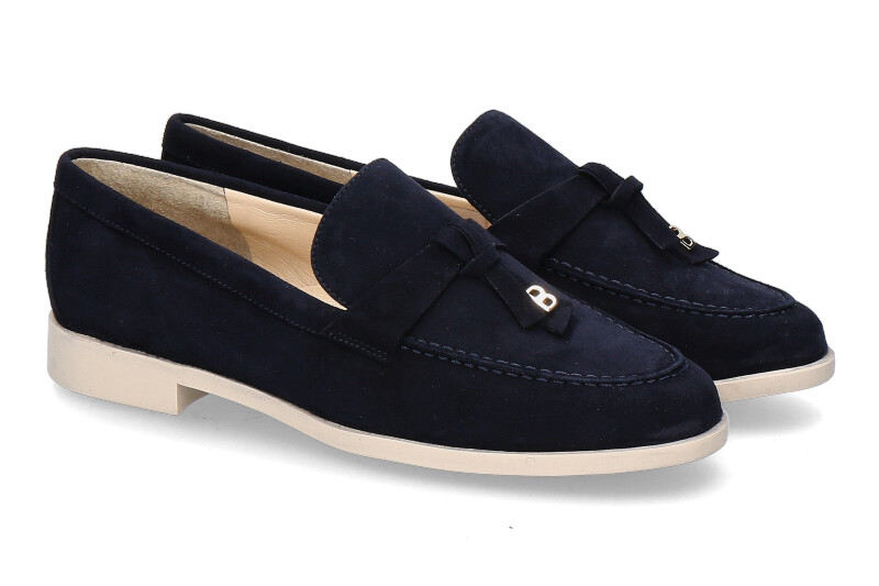 Brunate slipper CAMOSCIO BLUE