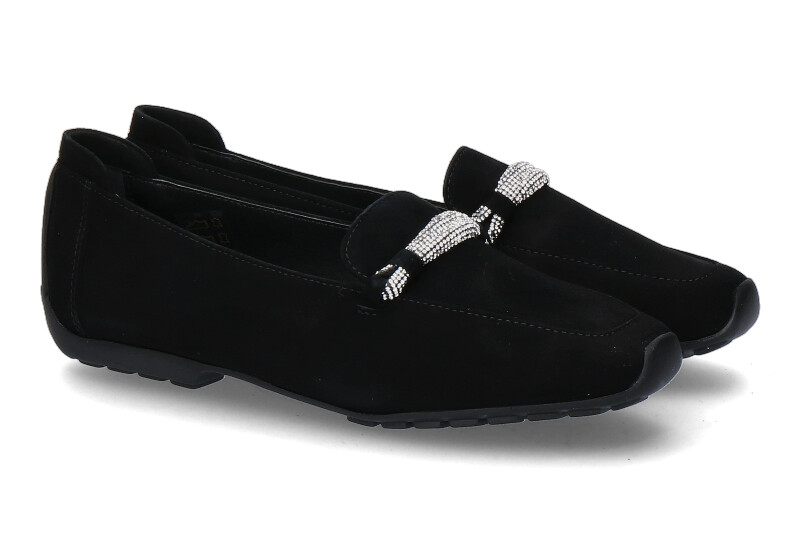 Mania slipper CAMOSCIO NERO