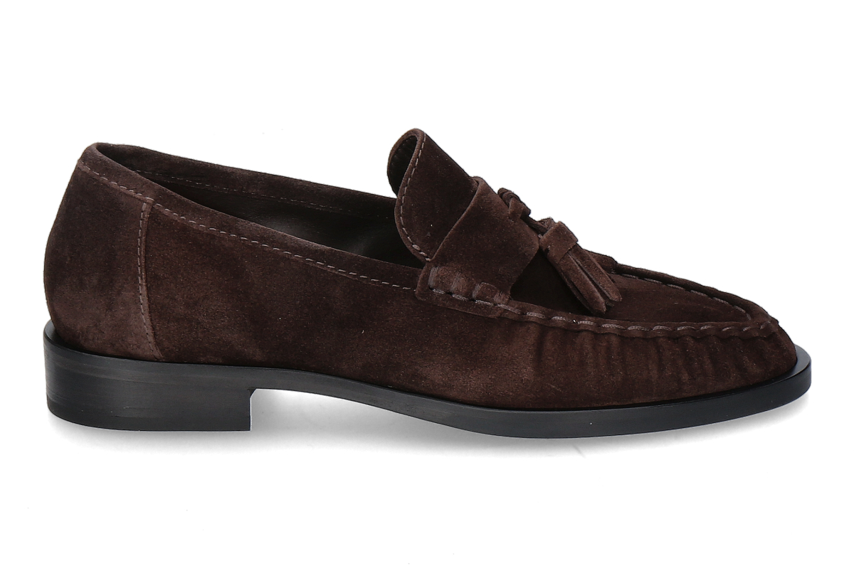 Kennel & Schmenger loafer MILL SUEDE- pepe/ dark brown