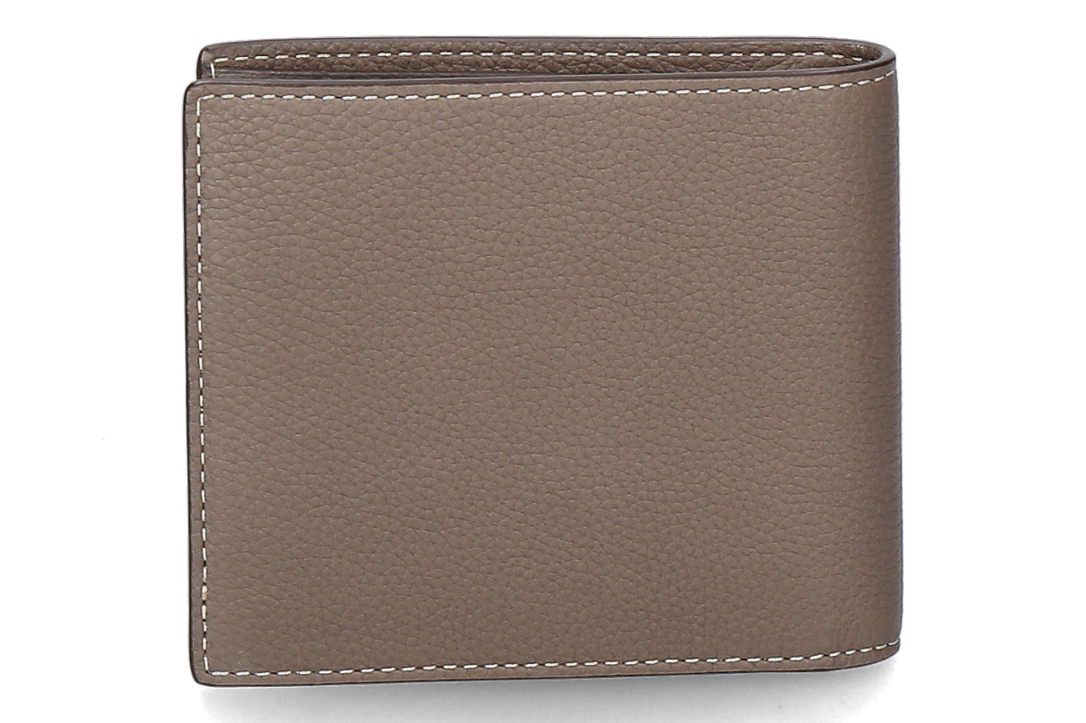  Santoni wallet PELLE BOTTALATA- taupe 