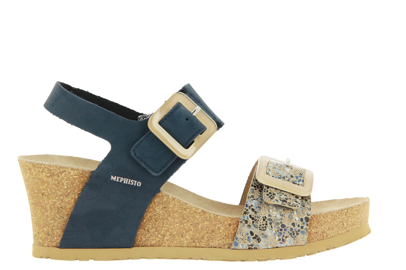 Mephisto wedge sandals LISSIA NAVY