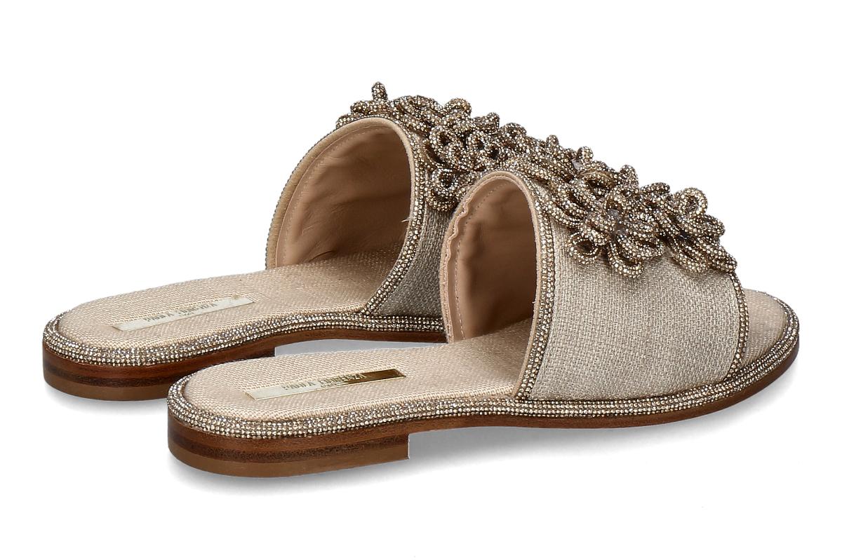 Paola Fiorenza Pantolette LINONE GLACEE- scuro beige_271400064_2